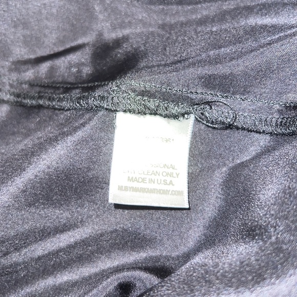 Nu by Mark Anthony 100% Silk Beaded Split Sleeve Blouse XS - Picture 6 of 6